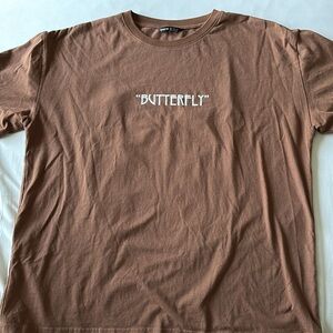 SHEIN “Butterfly” Graphic Tee